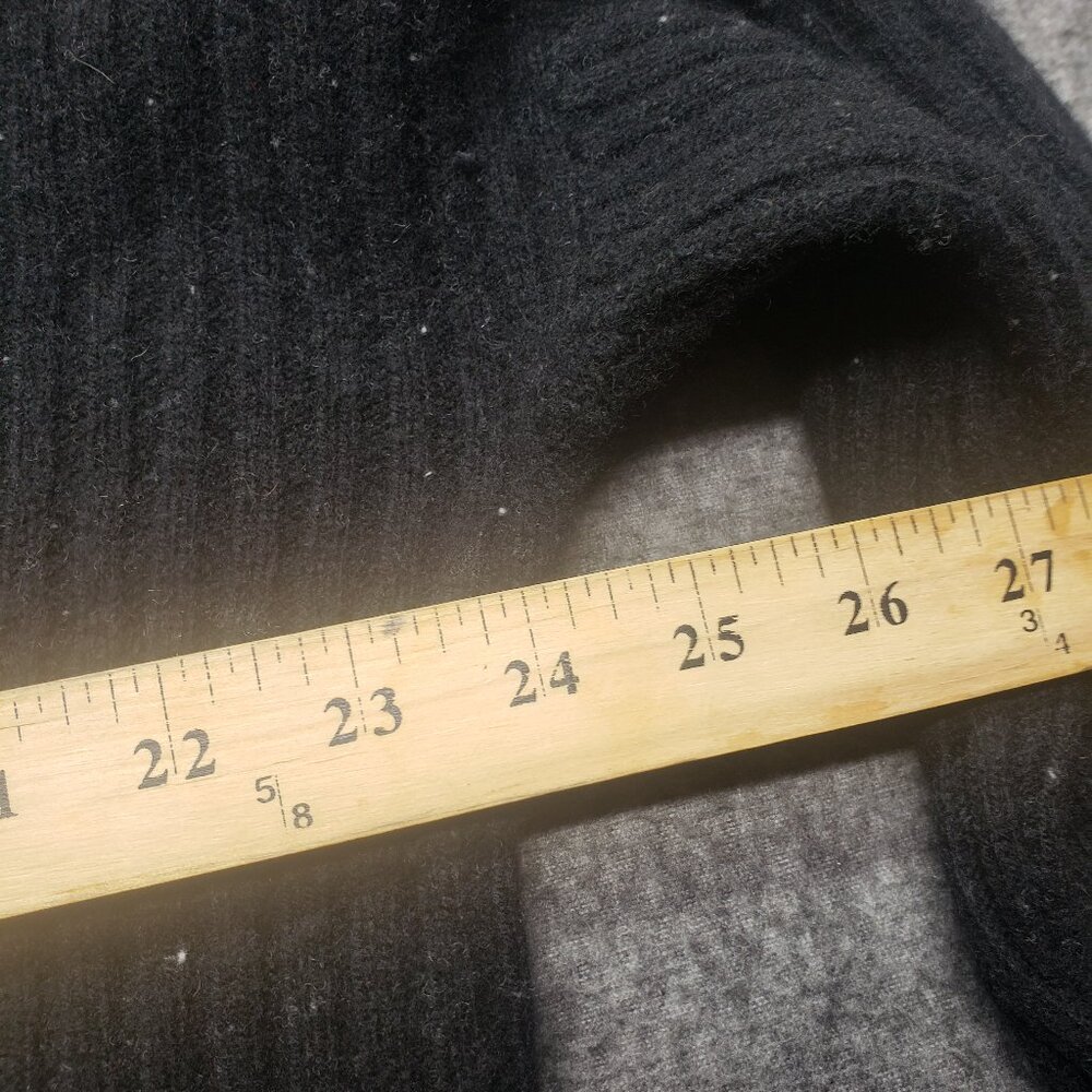 Madewell ReSourced Cashmere Ribbed Mockneck Pullover Sweater MA885 Womens Size L - Picture 4 of 7